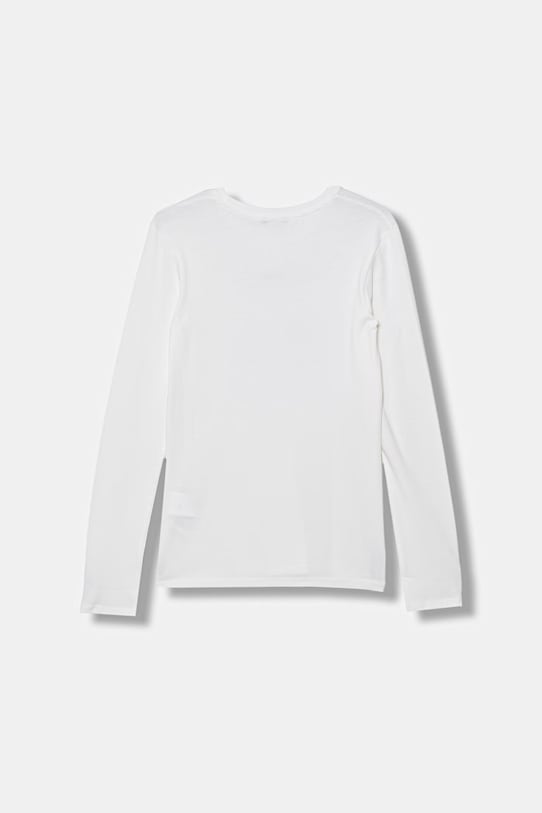 United Colors of Benetton tričko s dlouhým rukávem dětské bavlněné 3I9WC10S7.G.Stagionale bílá SS26