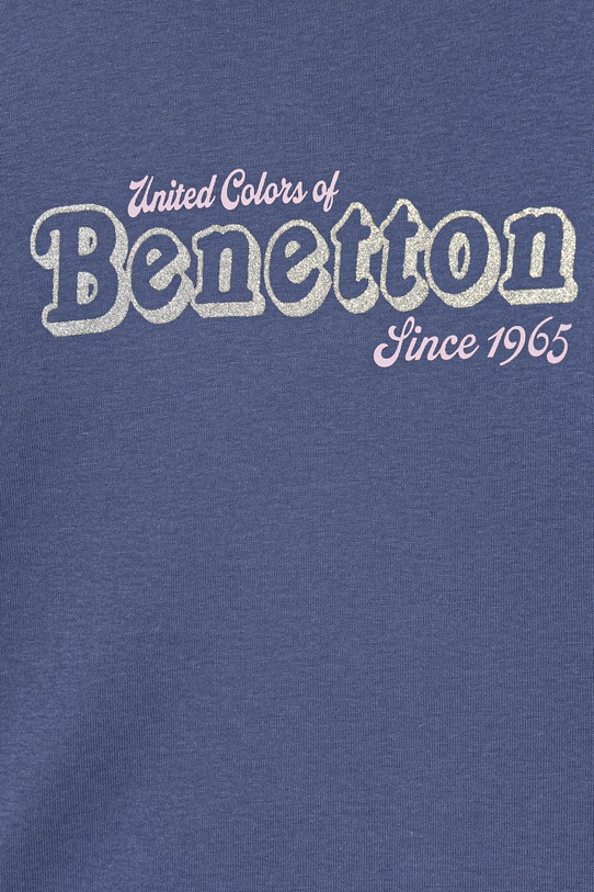 DÍVKA United Colors of Benetton tričko s dlouhým rukávem dětské bavlněné 3I9WC10S7.G.Stagionale námořnická modř