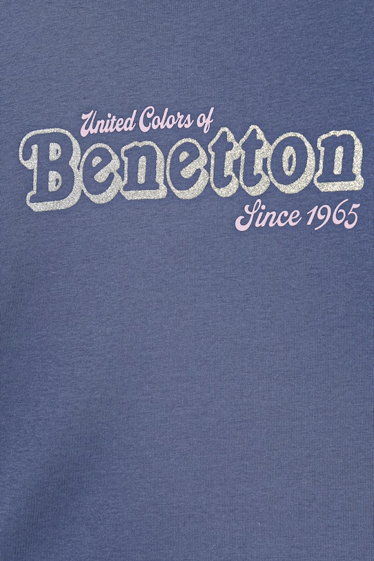 DÍVKA United Colors of Benetton tričko s dlouhým rukávem dětské bavlněné 3I9WC10S7.G.Stagionale námořnická modř