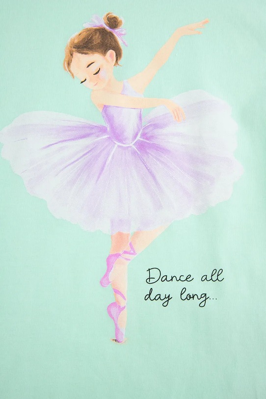 Dětské tričko s dlouhým rukávem Coccodrillo tyrkysová WC6143101VGA