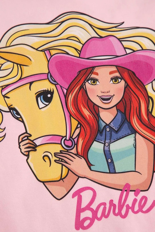 Coccodrillo tričko s dlhým rukávom detské bavlnené ružová WC6143102LGD