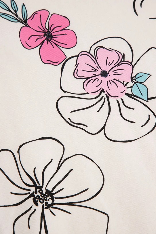 Coccodrillo Tričko s dlhým rukávom detské s bavlnou béžová WC6143101FGN