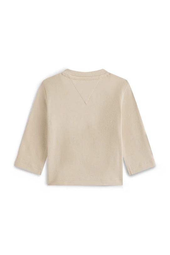 Tričko s dlhým rukávom pre bábätká Tommy Hilfiger KN0KN02147.PPY2 béžová SS26
