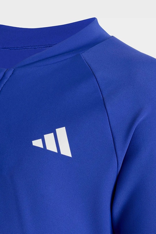 adidas Performance longsleeve dziecięcy KB7243 niebieski