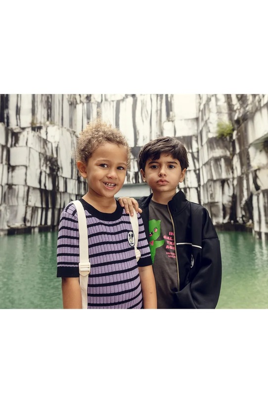 Mini Rodini longsleeve bawełniany dziecięcy Alien travel agency 26220122