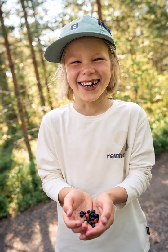 Reima longsleeve dziecięcy z bawełną Tosikiva 5200472A.PPY2 biały