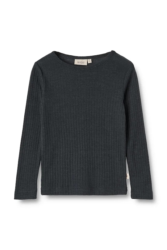 Wheat longsleeve z dodatkiem wełny dziecięcy pozostałe granatowy 2157k.781