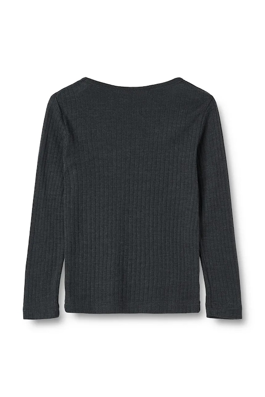 Wheat longsleeve z dodatkiem wełny dziecięcy 2157k.781 granatowy SS26