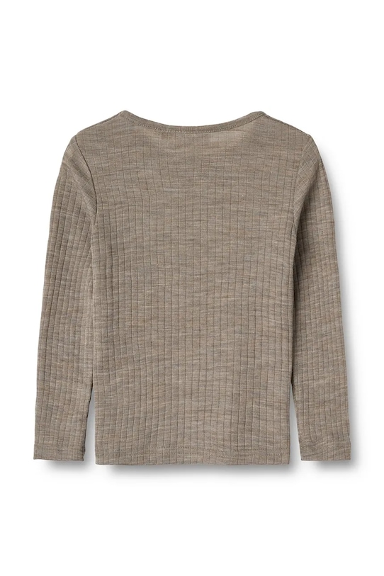 Wheat longsleeve z dodatkiem wełny dziecięcy 2157k.781 beżowy SS26