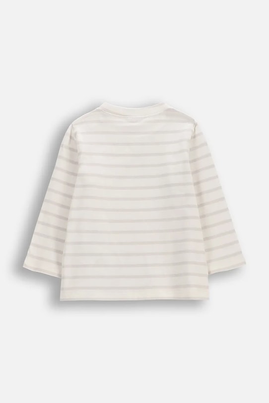Coccodrillo tričko s dlhým rukávom dojčenské s bavlnou WC6143101HUN béžová SS26