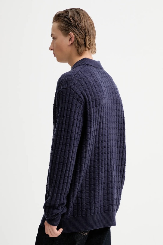 Odzież Les Deux sweter z dodatkiem wełny 1001201 granatowy