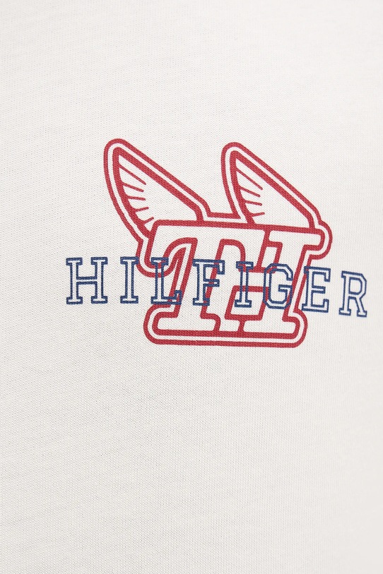 Tommy Hilfiger longsleeve bawełniany MW0MW41467 beżowy