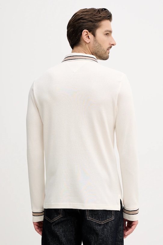 Odzież Tommy Hilfiger longsleeve bawełniany MW0MW41623 beżowy