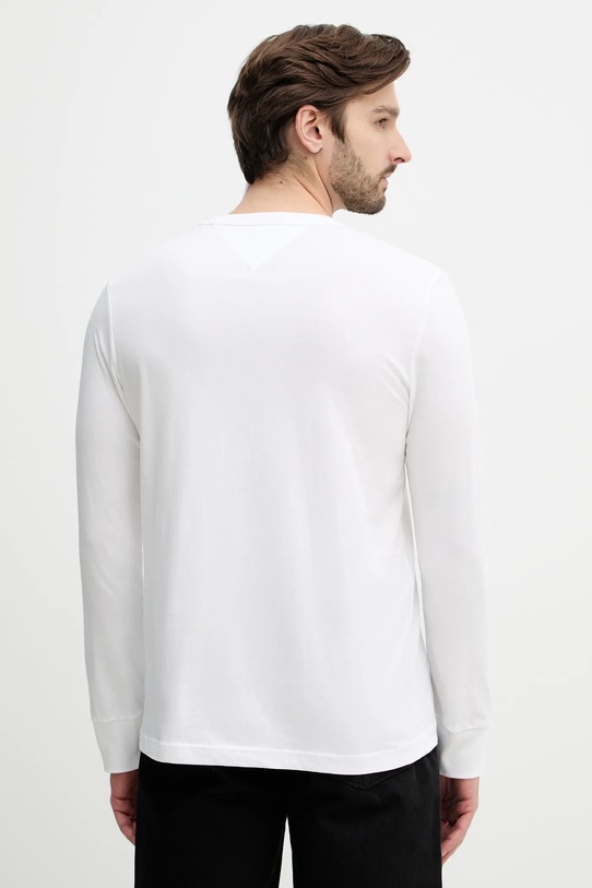 Odzież Tommy Hilfiger longsleeve bawełniany MW0MW41454 biały