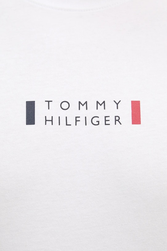 Tommy Hilfiger longsleeve bawełniany MW0MW41454 biały