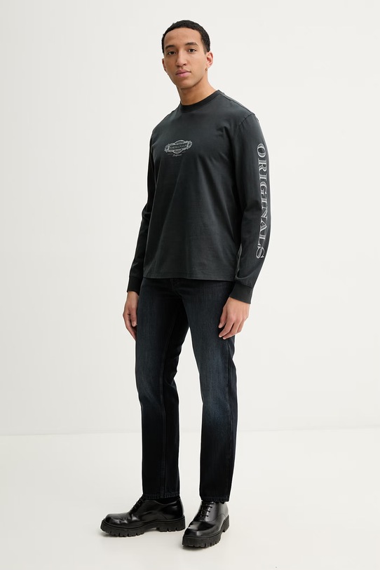 Guess Originals longsleeve bawełniany M6RI58.K8FQ4 czarny SS26