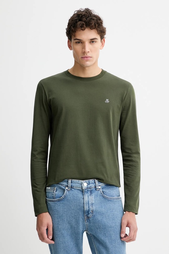 Marc O'Polo longsleeve bawełniany bawełna zielony 620201252210