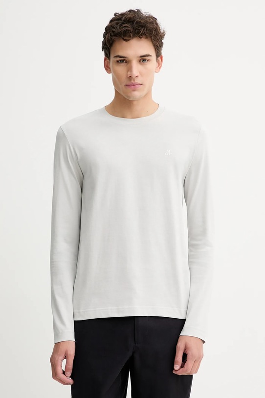 Marc O'Polo longsleeve bawełniany bawełna szary 620201252210