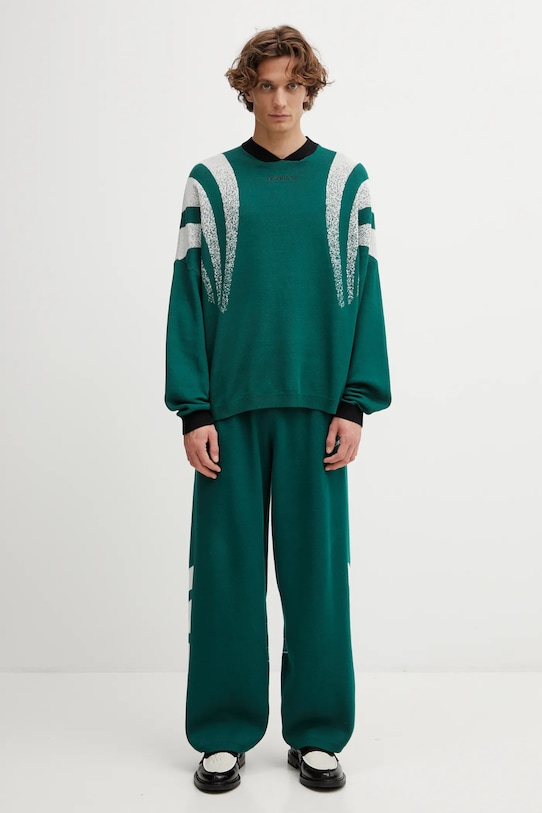 adidas Originals sweter bawełniany Santiago Jersey KC9064 zielony