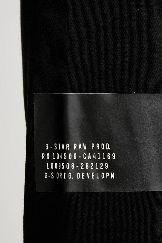 G-Star longsleeve bawełniany D26867.D976 czarny