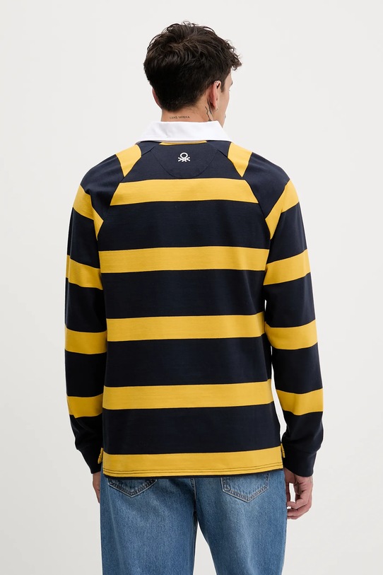 Odzież United Colors of Benetton longsleeve bawełniany x Stranger Things 3T6YU302P granatowy