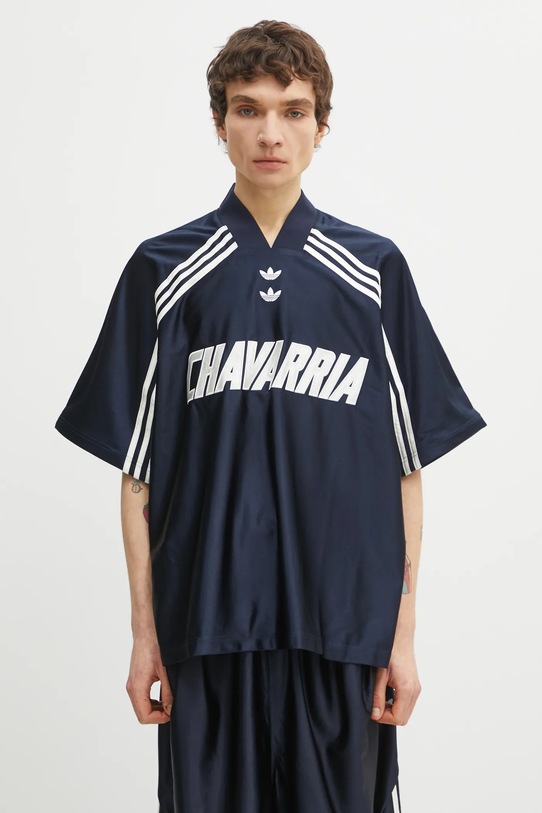 adidas Originals t-shirt x Willy Chavarria Dazzle Jersey navy KD1799