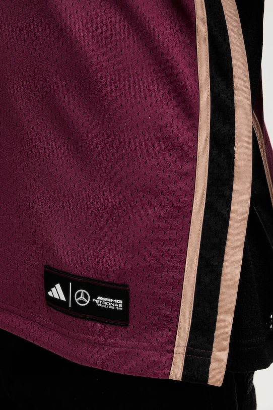adidas longsleeve x Mercedes KG4795 bordowy
