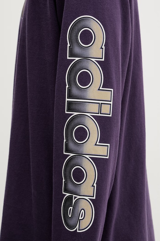 adidas Originals longsleeve bawełniany fioletowy KS6861