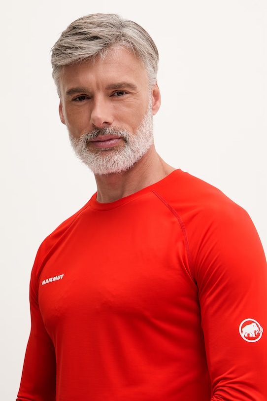 Mammut longsleeve pentru bărbați Ducan rosu 1016.02060