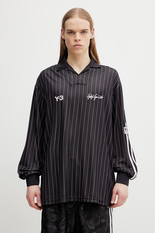 Y-3 longsleeve ELITE 5 LS FTBL wzorzyste czarny KS7574