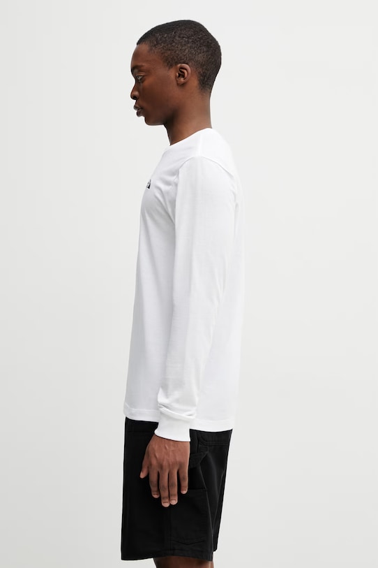 The North Face longsleeve Simple Dome NF0A8EU3FN41 biały SS26