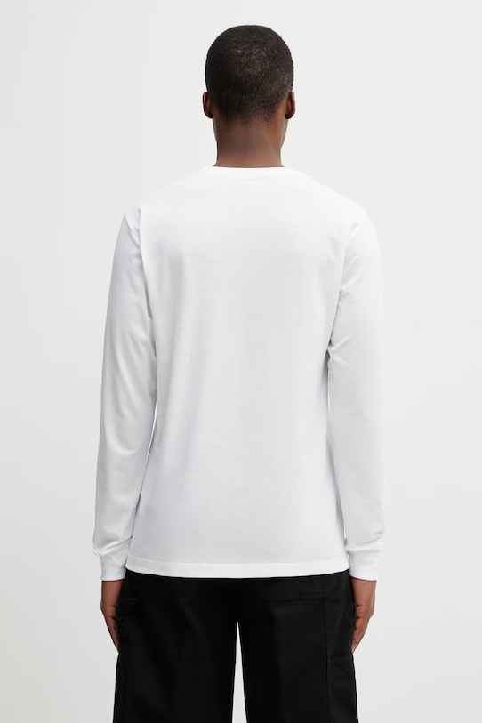 Odzież The North Face longsleeve Simple Dome NF0A8EU3FN41 biały
