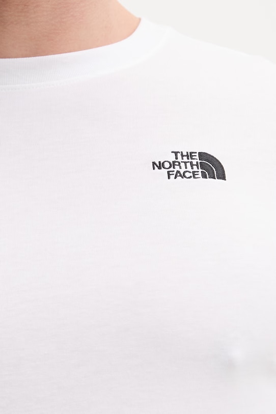 Tričko s dlouhým rukávem The North Face Simple Dome NF0A8EU3FN41 bílá