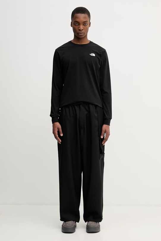 The North Face longsleeve Simple Dome NF0A8EU3JK31 czarny