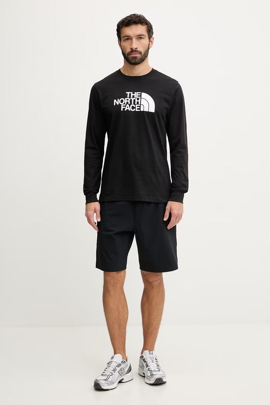 The North Face longsleeve Half Dome NF0A8FD6JK31 czarny SS26