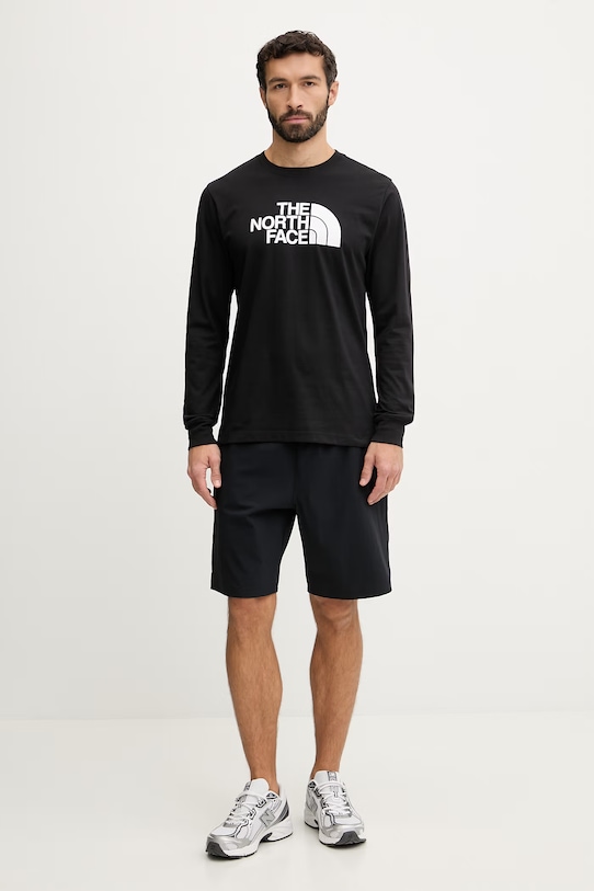 Tričko s dlhým rukávom The North Face Half Dome NF0A8FD6JK31 čierna SS26