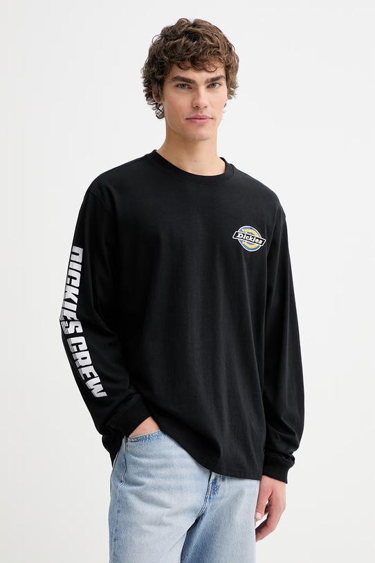 Odzież Dickies longsleeve bawełniany DK0A8A12BLK1 czarny