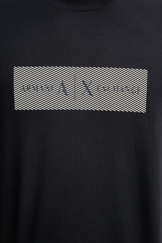 Armani Exchange t-shirt męski bawełniany XM002820.AF10356 granatowy