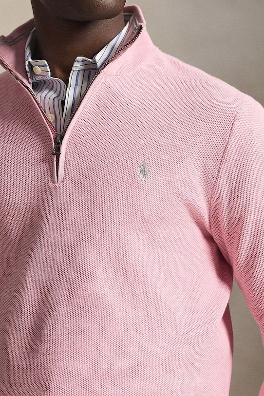 Polo Ralph Lauren longsleeve bawełniany COTTON-LSL różowy 710932304535