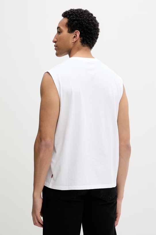 Oblečení Levi's top pánský bavlněný NG MUSCLE TANK 004V1 bílá