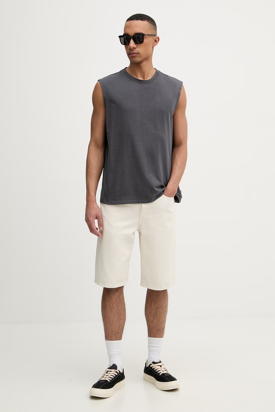 Levi's top męski bawełniany NG MUSCLE TANK 004V1 szary SS26