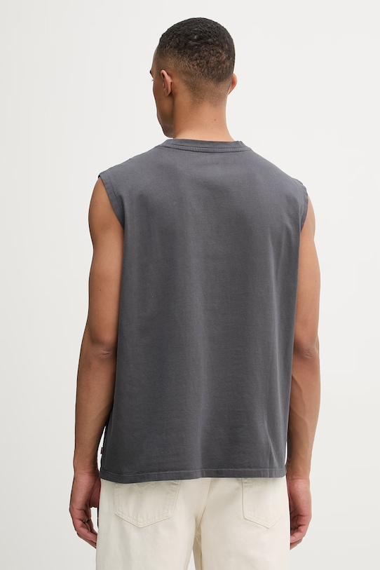 Odzież Levi's top męski bawełniany NG MUSCLE TANK 004V1 szary