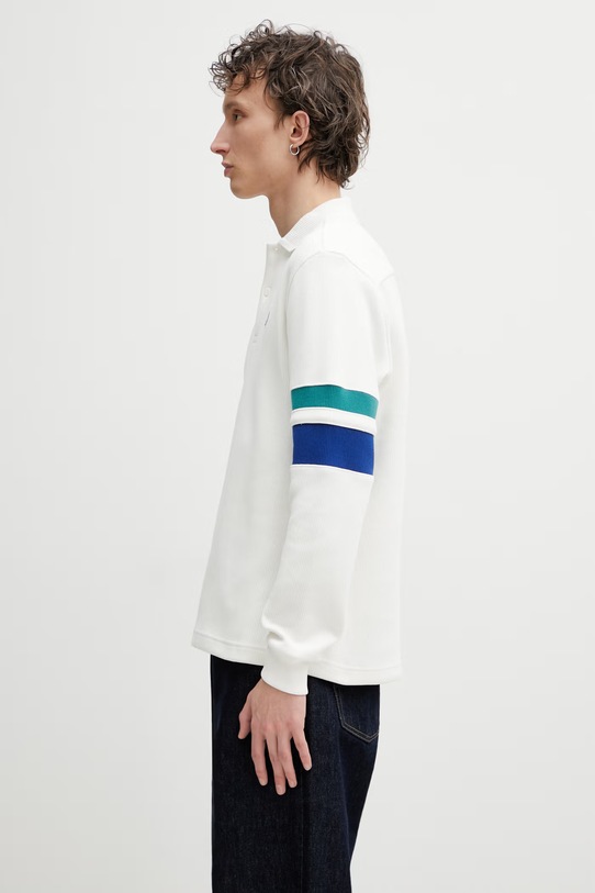 Fred Perry sweter męski bawełniany M2416 biały SS26