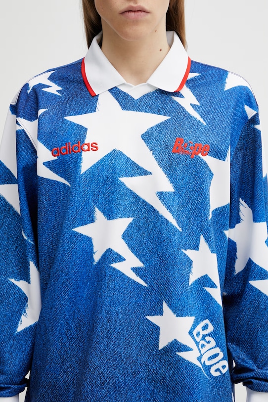 adidas Originals longsleeve x BAPE niebieski KF4913