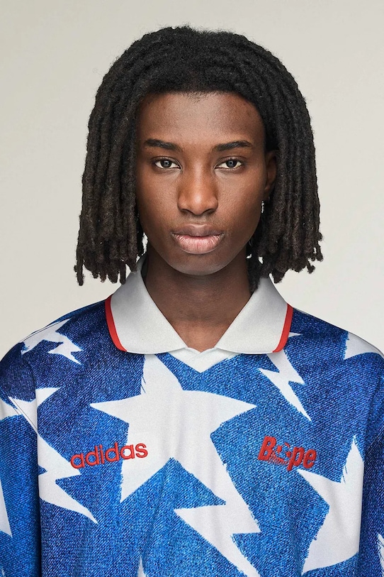 adidas Originals x BAPE longsleeve shirt blue KF4913