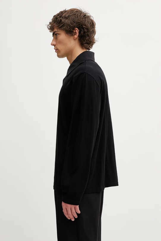 Our Legacy Rugby longsleeve męski bawełniany M2266RB czarny SS26