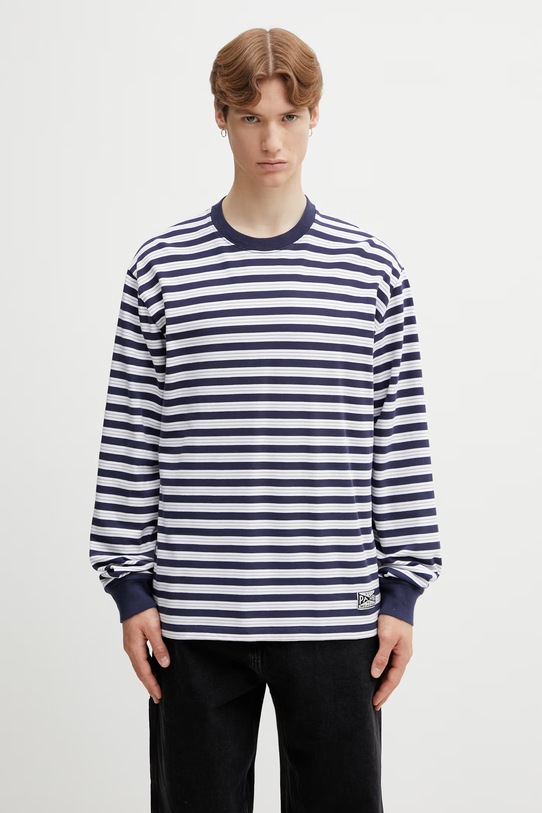 by Parra 1992 longsleeve męski bawełniany granatowy 55142