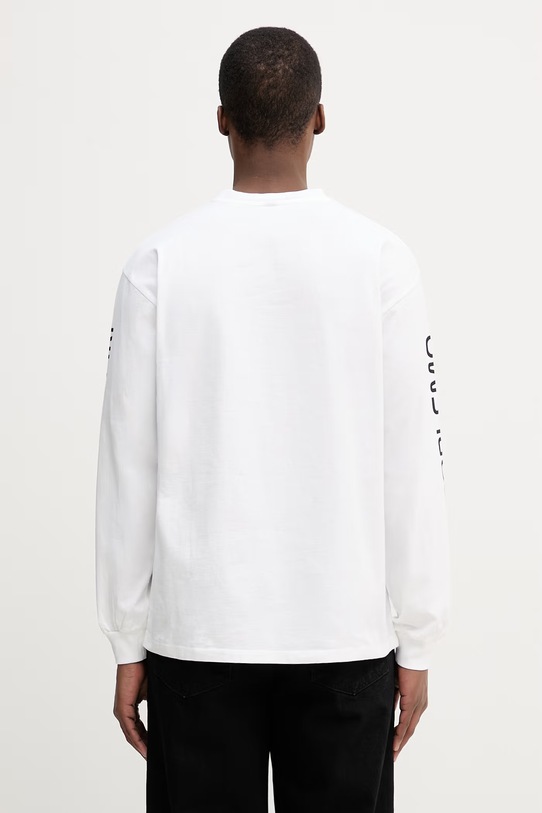 Odzież No Problemo Dimentions longsleeve męski bawełniany NP6002705 biały