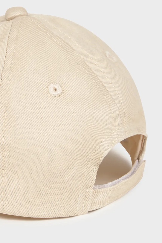 Mayoral czapka z daszkiem bawełniana dziecięca 10148.3C.Baby.PPY2 beżowy SS26
