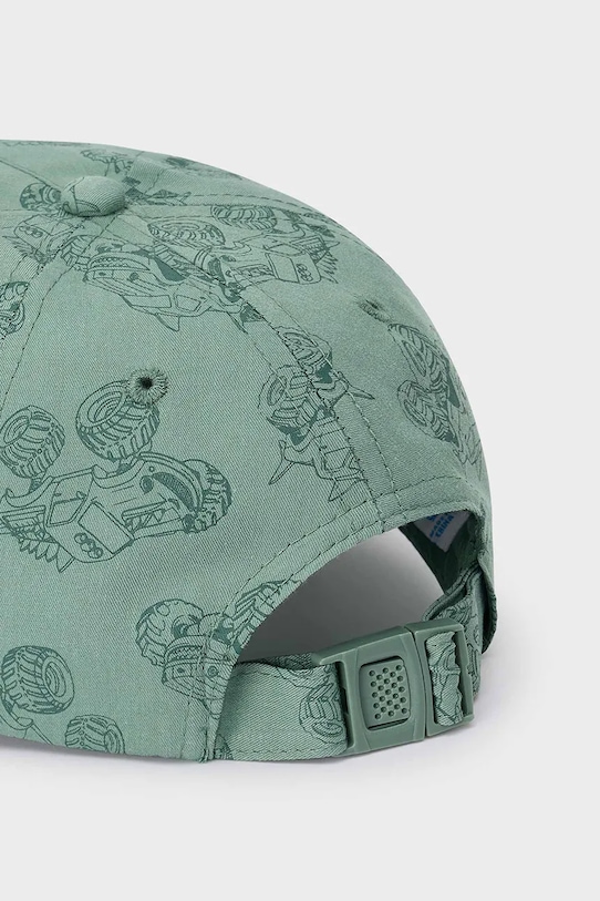 Băieți Mayoral șapcă din bumbac pentru copii 10194.5F.Mini.PPY2 verde